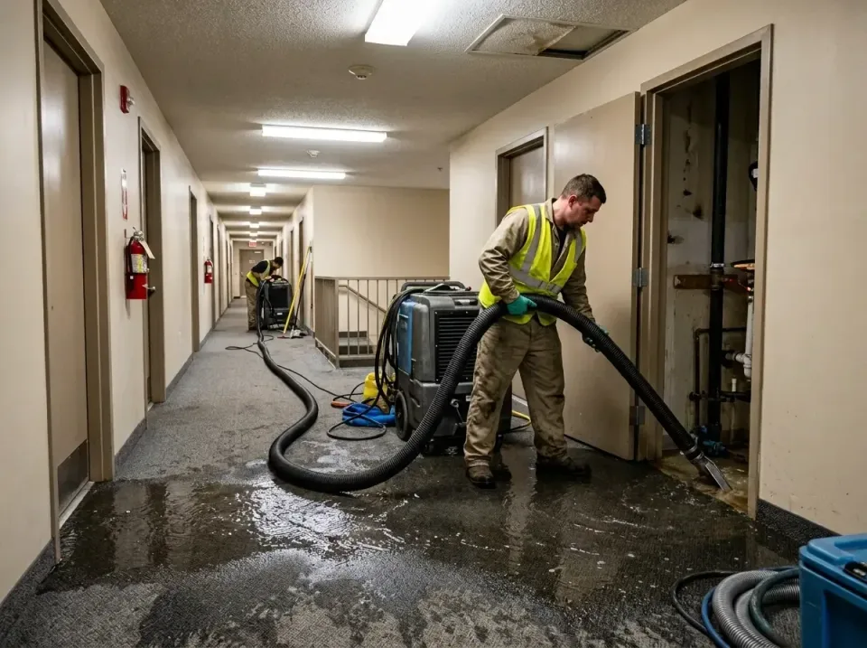 multi-unit-apartment-hallway-f-005 — frequently asked questions, Emergency Burst Pipe Water Extraction & Removal in Licking,…
